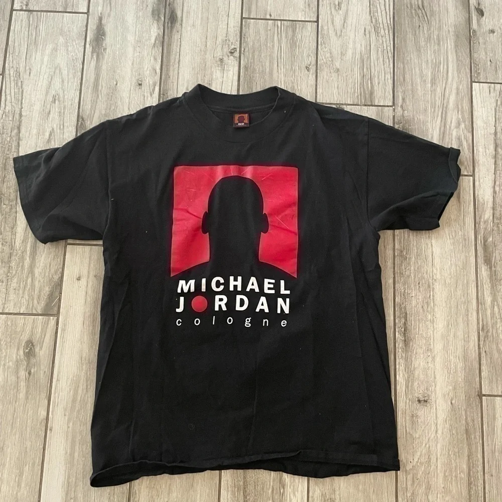 Vintage Michael Jordan Cologne Promo shirt Black 1999